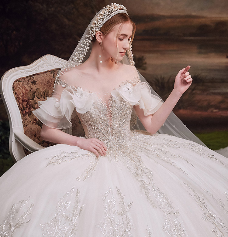 福建网布厂家:婚纱网布造型设计分类